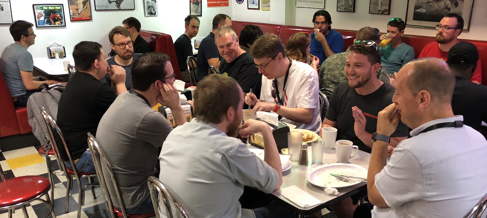 An image showing 2018's wwdc no queue breakfast.